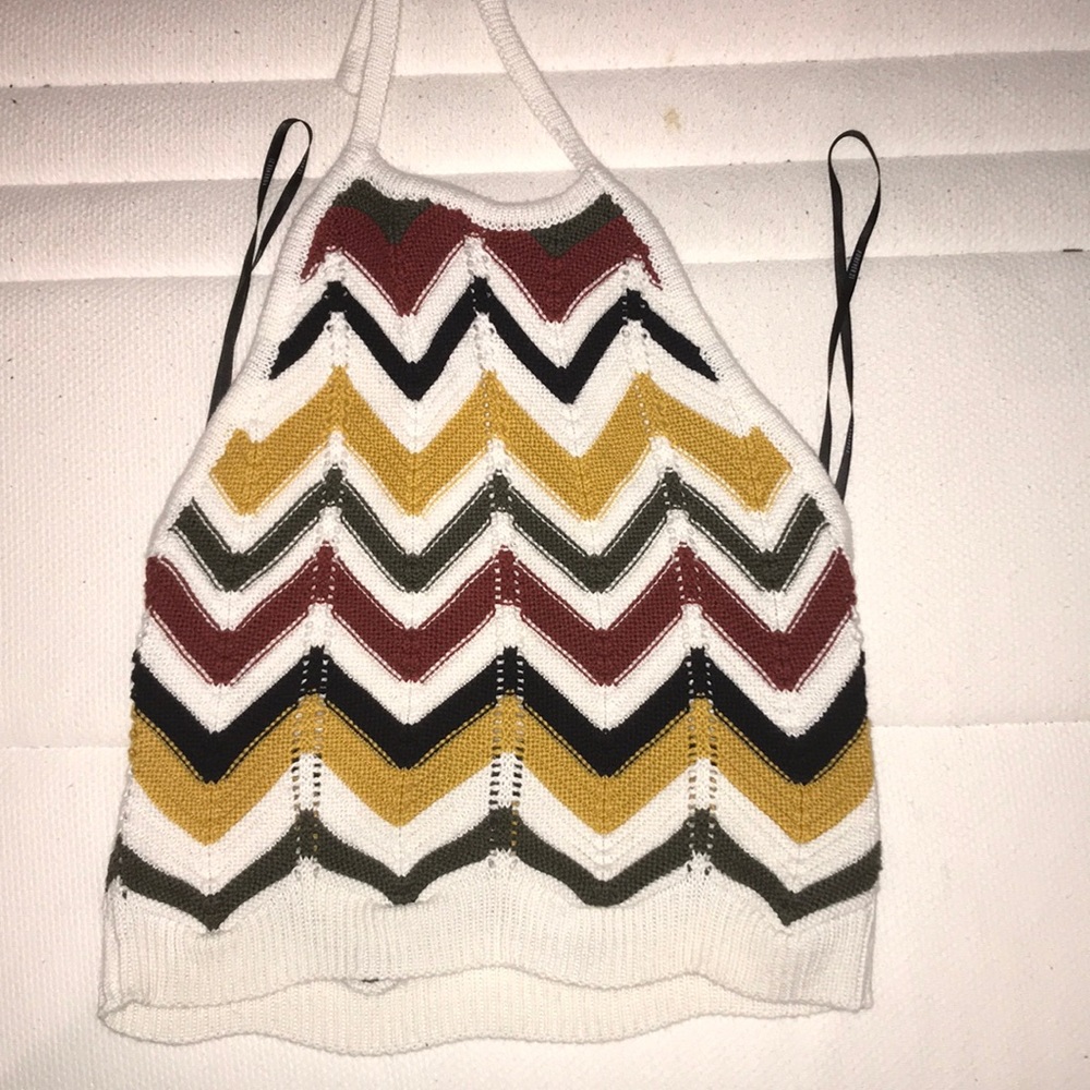 Knitted crop top
